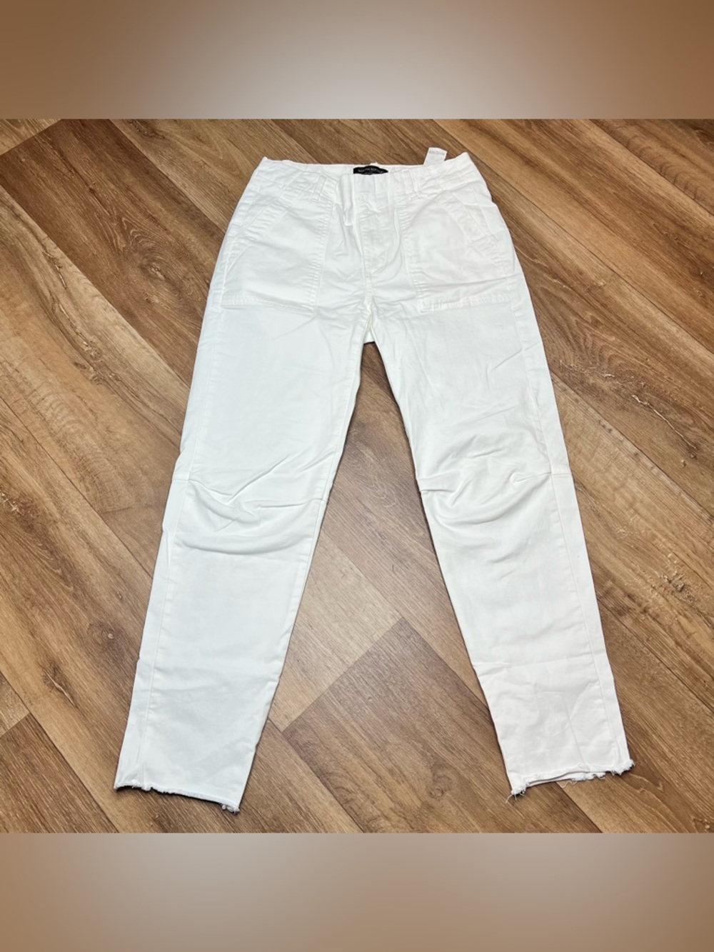 Banana Republic Women's Girlfriend Authentic Chino Pants Size 0 White